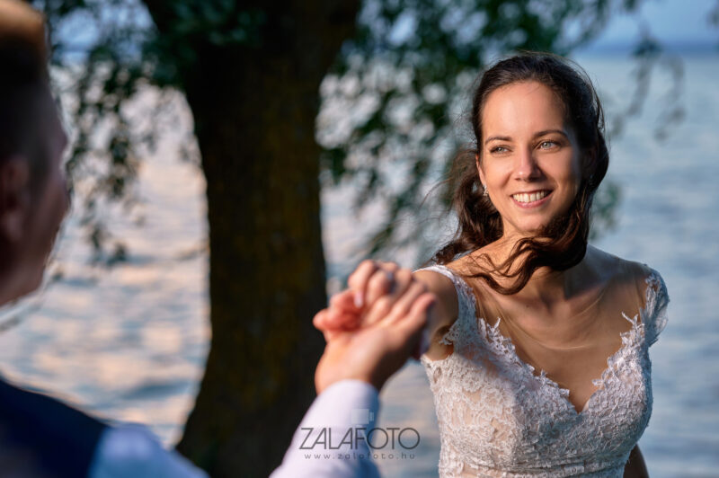 Esküvői kreatív fotózás - Balaton - Zalafoto